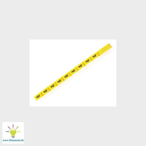 Ledning mrke 38404 mrke 4 gul  P800