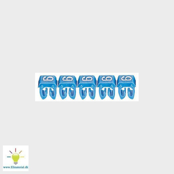 Ledningsmrke 38226 mrke 6 bl  P1200