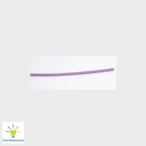 Ledningsmrke 38227 mrke 7 violet  P1200
