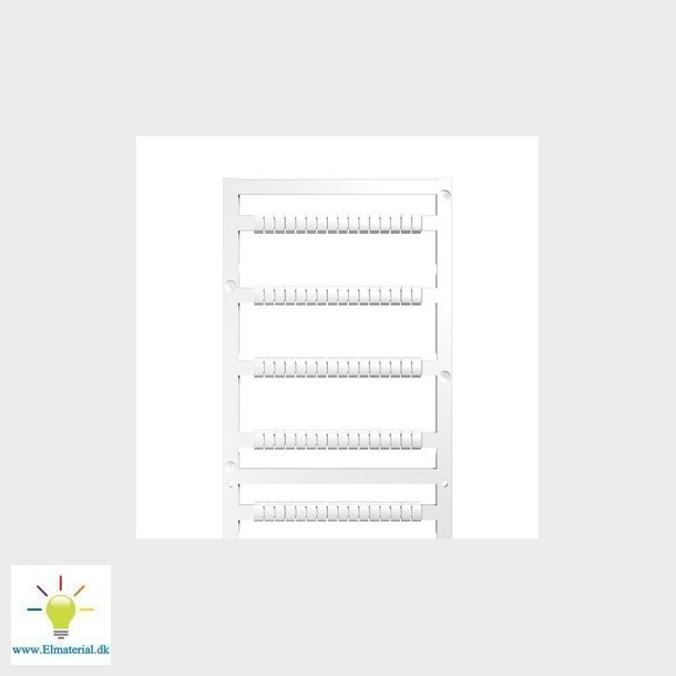 MultiFit, Klemmemrke, 5 x 3.5 mm, hvid