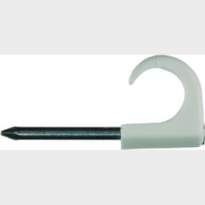 Clips TC-C5M 8-12 mm vit I PAKET om 100 st