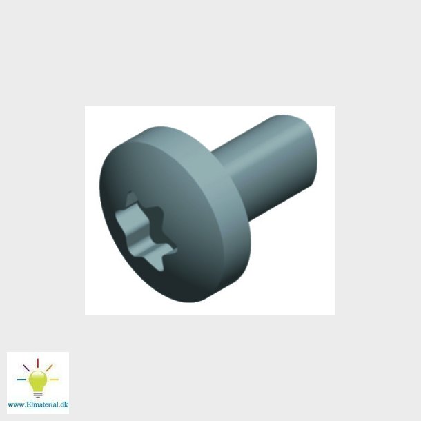 Torx skrue (M6X12) selvskrende 100 styk