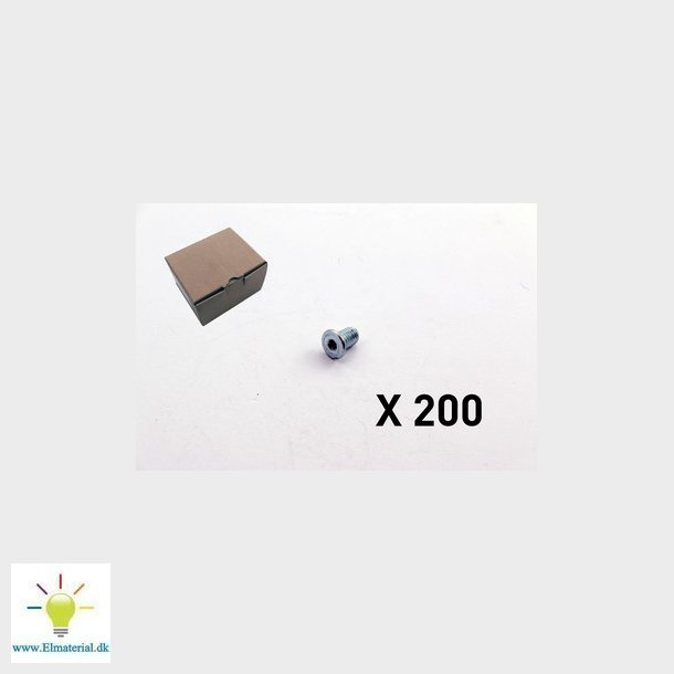 200 Cylinderskrue, torx, lavt hoved 3041-0812Q1