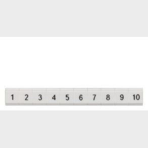 Label 1 - 10 vandret 5,2 MM