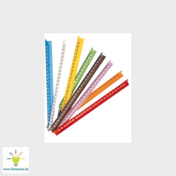 Legrand ledningsmrke Memocab 37786 mrke 6 25X24 P600