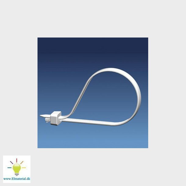 Kabelbinder 3,6X203 i pakker a 1000 styk hvid