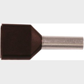 Isolerat TWIN-uttagsr&ouml;r A1.5-12ET2, 2x1.5mm2 L12, svart