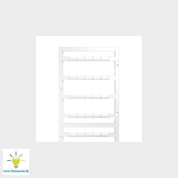 Klemmeopmrkning, MF 5/10 MC NE WS hvid