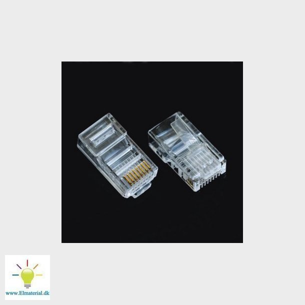 Modular plug KAT5E RJ45 UTP bld/stiv