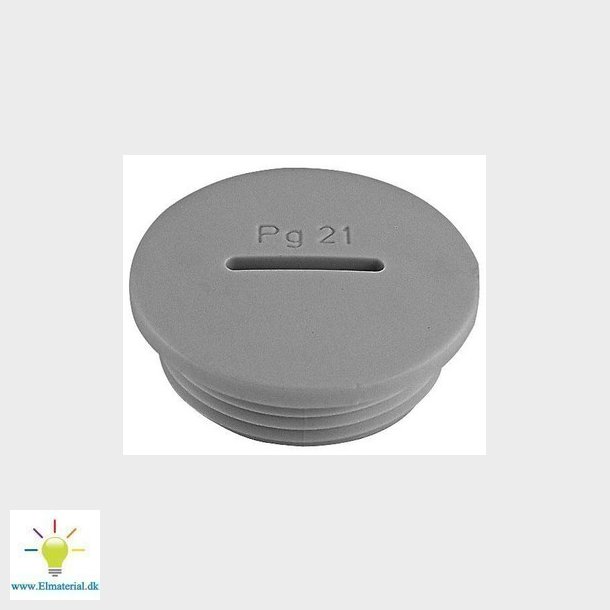 Blindprop polyamid lysegr Metrisk M20x1,5