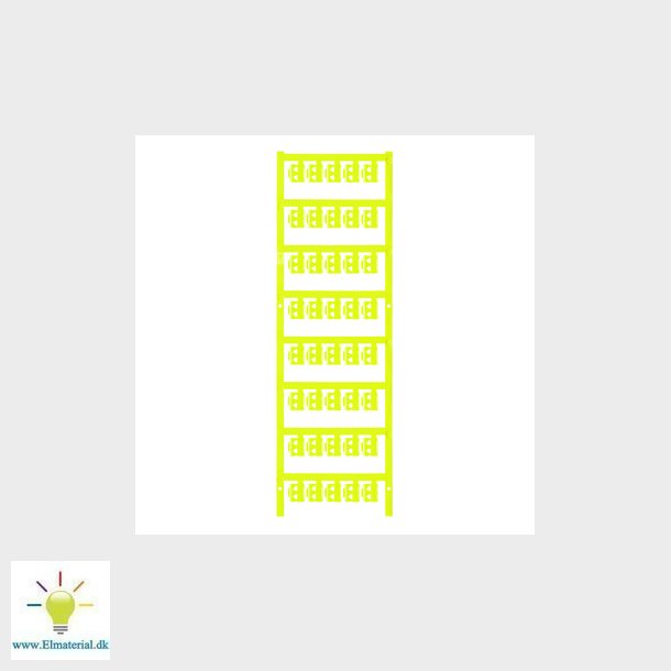 Ledningsmrke SFC1/12  gul uden print   P200