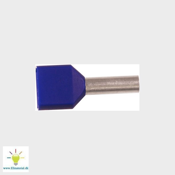 Isoleret TWIN-terminalrr A2,5-13ET2, 2x2,5mm2 L13, Bl