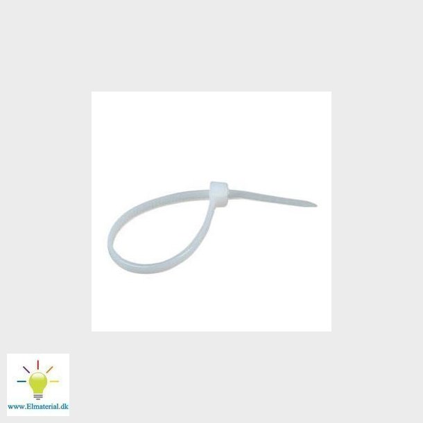 Kabelbinder 300 x 4,6 natur pose med 100 stk
