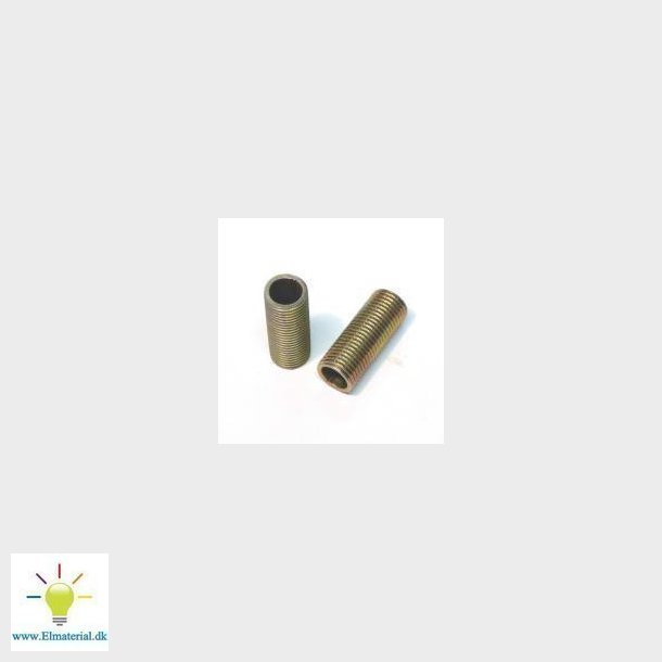 Rrnippel M10x1x15MM rund elgalvaniseret