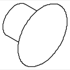 Plastplugg M8 1013-0000