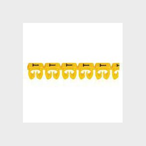 Legrand tr�d m&auml;rke CAB3 38365 4-6MM2 m&auml;rke F gul P300