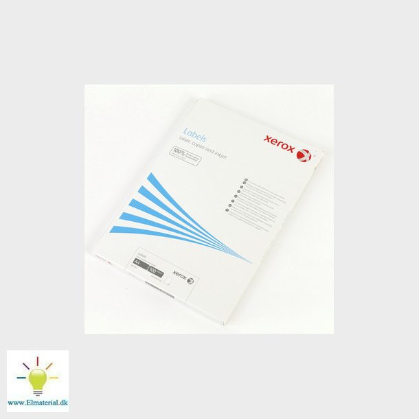 Laserlabels Xerox 105x57mm 100ark/ske