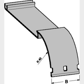 Plastknappgallerbricka 4mm