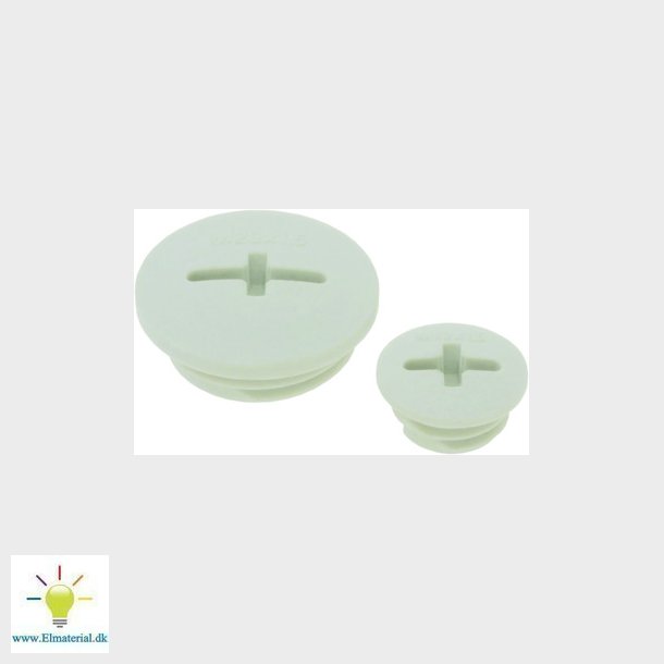 Blndprop SKINDICHT BLK-GL-M 20x1,5 RAL7035 lysegr