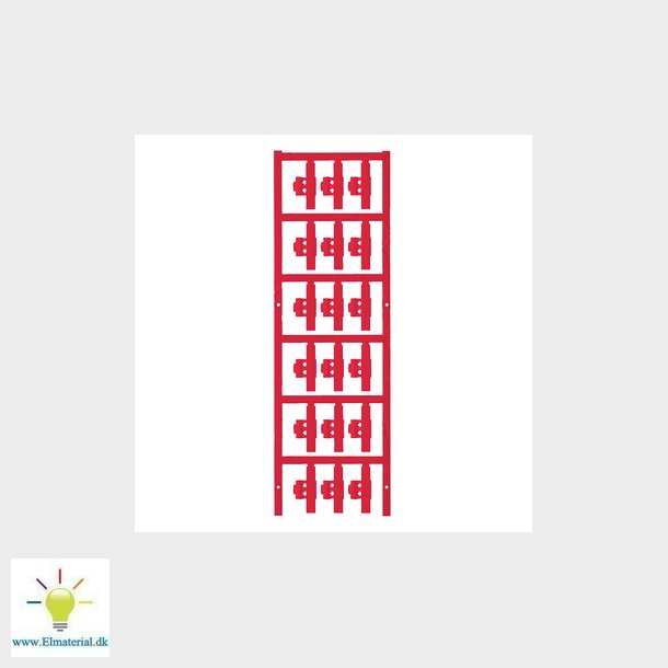 Ledningsmrke SFC0/30  rd uden print    P150