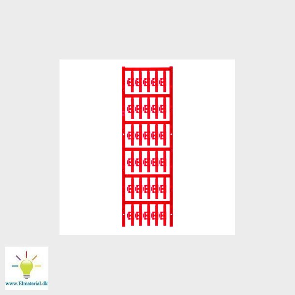 Ledningsmrke SFC1/30  rd uden print    P150