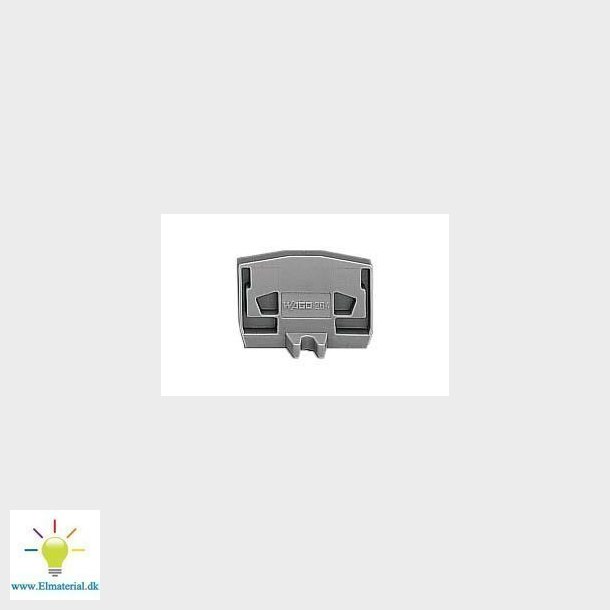 Endeplade med flange gr         264-361