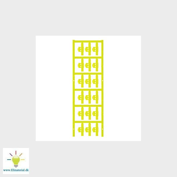 Ledningsmrke SFC0/30  gul uden print   P150