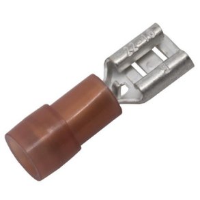 Isol. ABIKO spadhylsa KA1503FLS8-PB, 0,5-1,5 mm2, 2,8x0,8, R&ouml;d