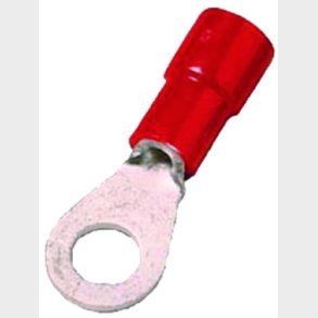 Ringkabelsko isolerad r&ouml;d 0,5-1mm2 M4 DIN46237