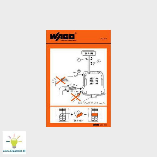 Hndteringsmrkat for serie 285