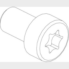 Cylinderskruv torx 3101-0406
