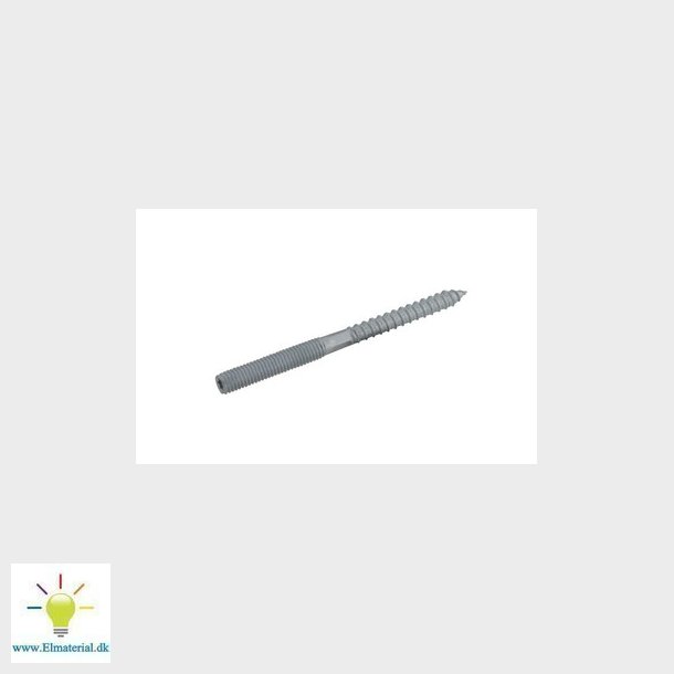 Ansatsskrue elgalvaniseret  M6x60mm