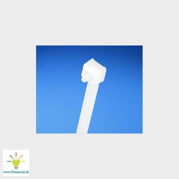 Kabelbinder opluk 4,8X122 hvid i pakker a 100 styk El og vvs materialer