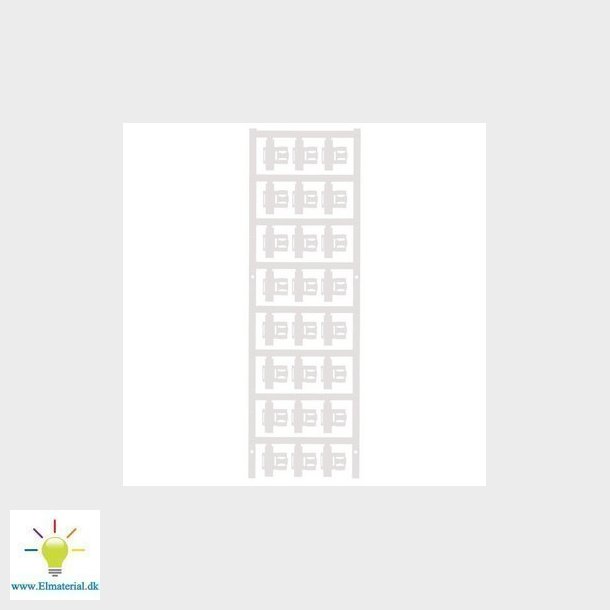 Ledningmrke Hvid Uden Print 2.5/21 21X9.3