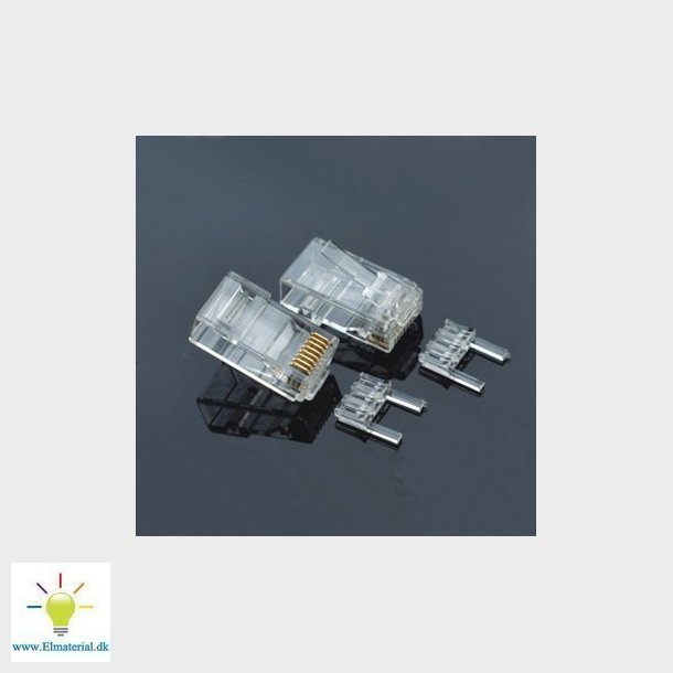 Modulr plugg KAT6 RJ45 UTP mjuk/styv