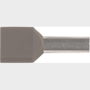 Isolerat ABIKO TWIN anslutningsr&ouml;r KA4-12ETW2, 2x4mm2 L12, Gr�