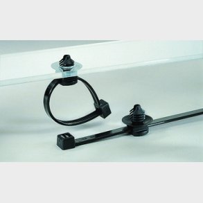 Buntband 3,5X150 med furuhuvud och tallrik T30RFT5 Svart - P�se med 500 st