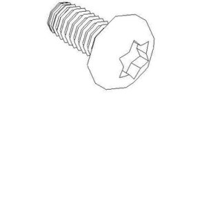 Tabulaskruv M5X10 DIN7500 per st