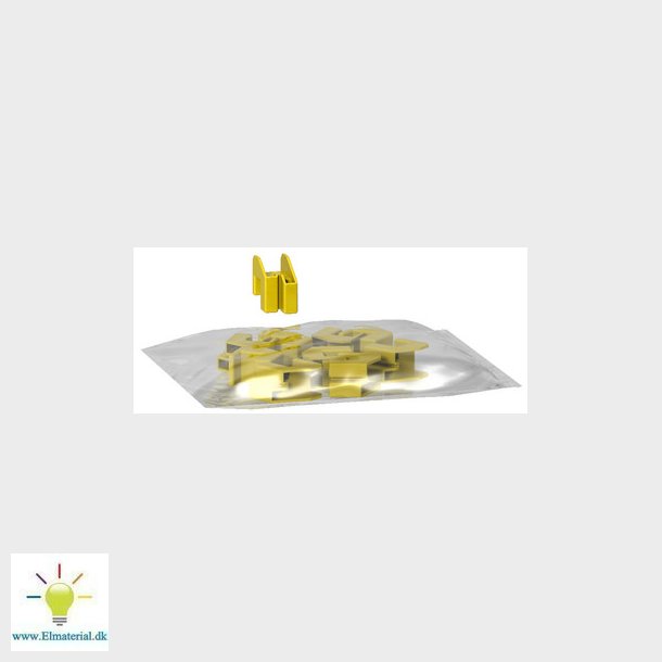 Sljfeskinne pin-afdkning, 10 stk