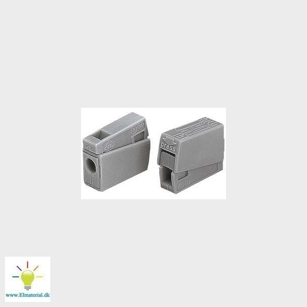 Belysningsklemme wago 1-2,5MM gr