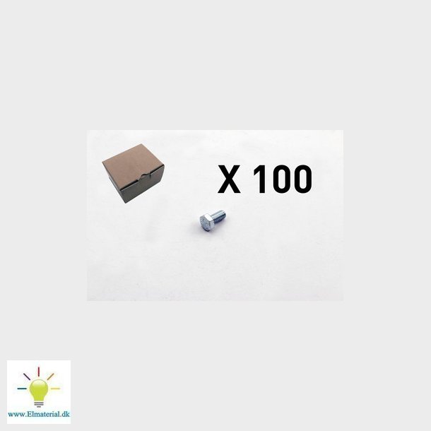 100 Skrue, 6 kt, uden skaft 2009-1220Q1