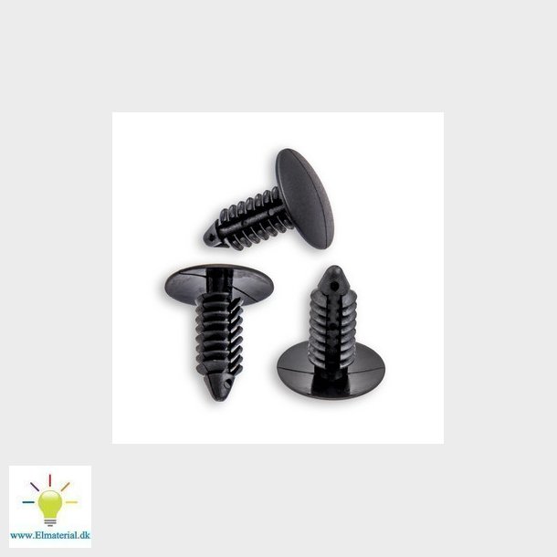 Nitte Sort Nylon hul 6-6.3 17.8x20.4