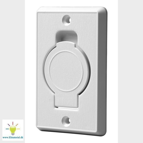 Gulv Sugekontakt Hvid Plast