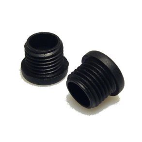 Genomf&ouml;ring t/g&auml;nga m10x1x6,5 svart