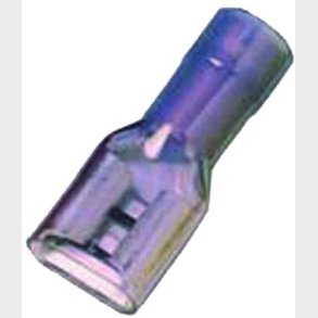Helisolerad spadhylsa bl� 6,3x0,8 1,5-2,5mm2