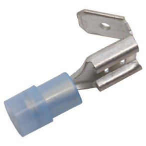 Isol. ABIKO spadhylsa m/dec. KA2507FLSH-PB, 1,5-2,5 mm2, 6,3x0,8, bl�