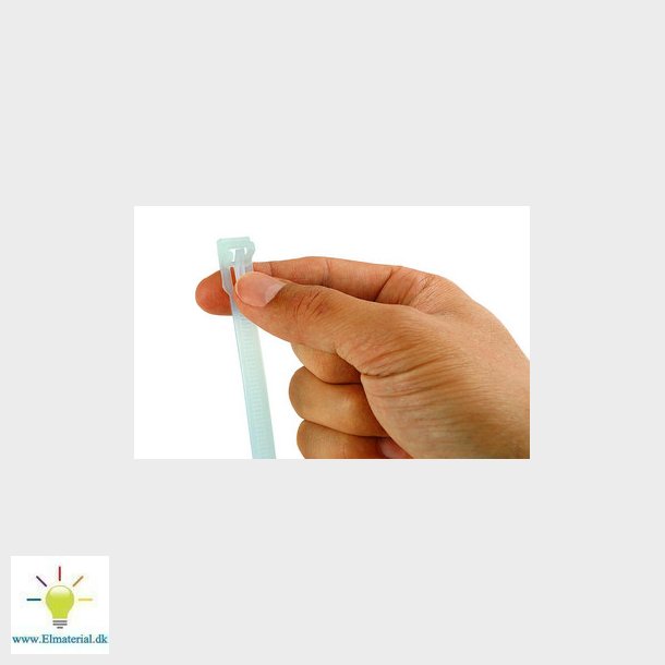 Kabelbinder REL250 natur 7,6X250 opluk