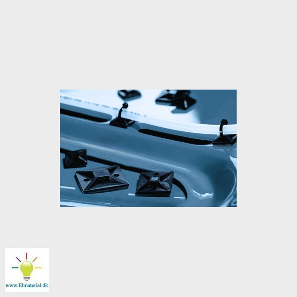 Sokkel  med lim 19 x 19 natur Pose med 100 stk