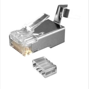 Modul&auml;r plugg RJ45 CAT.6 & 6A STP mjuk/styv max. ledardiameter �1,45mm