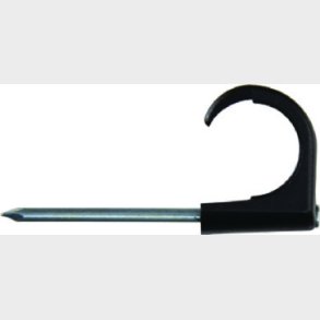 Clips TC 18-22/45 mm svarta i f&ouml;rpackningar om 50 st